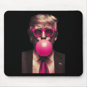 Pink Sungles Trump Bubble Gum Shirt Vote President Mouse Pad