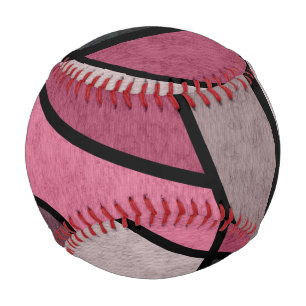 Pink sunrise , abstract baseball