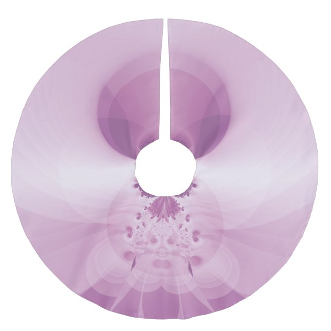 Pink Sunrise Brushed Polyester Tree Skirt (Front)