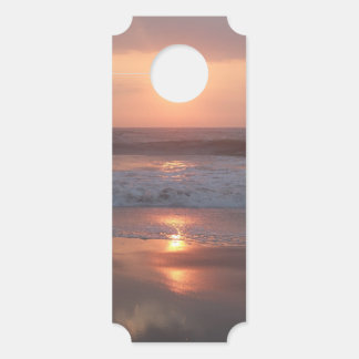 Pink Sunset Door Poster Door Hanger