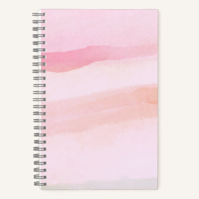 Pink Sunset Gradient Notebook (Front)