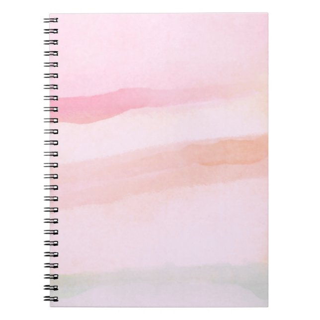 Pink Sunset Gradient Notebook (Front)