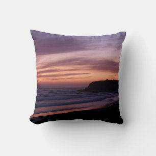 Pink Sunset on the Pacific Pillow