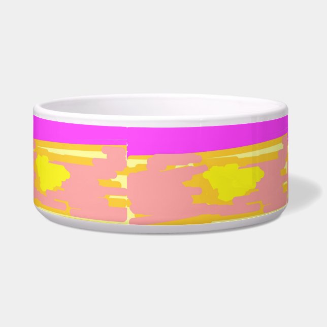 Pink Sunset Yacht Waves  (Front)