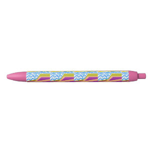 Pink Sunset Yacht Waves Pen
