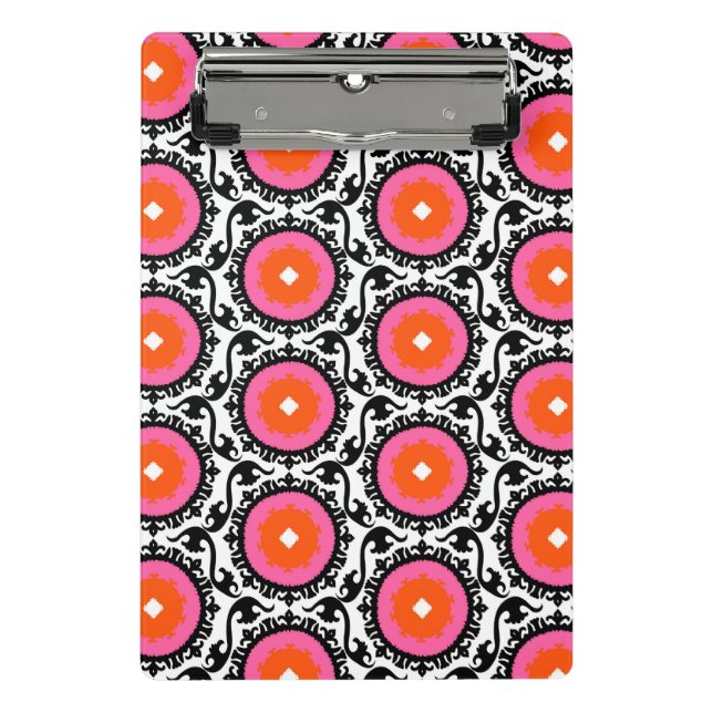 Pink Suzani Pattern Mini Clipboard (Front)