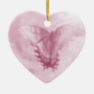 Pink Swallowtail Butterfly Hanging Ornament