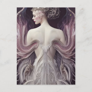 Pink Swan Princess Postcard