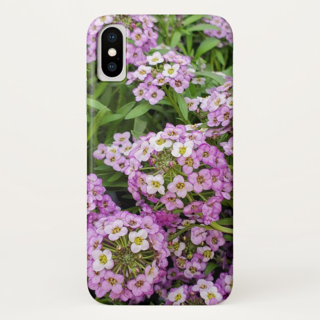 pink sweet alyssum Case-Mate iPhone case (Back)