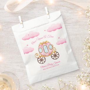 Pink Sweet Fairy Princess Carriage Baby Shower  Favour Bag