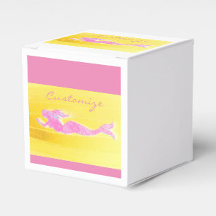 pink swimming mermaid box