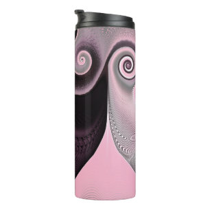 Pink Swirl 45 Thermal Tumbler