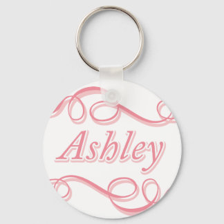Pink Swirl Ashley Key Ring