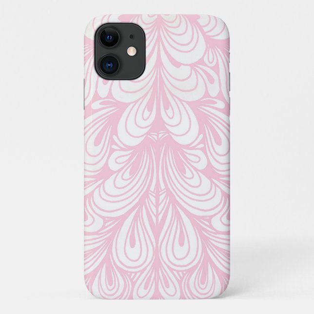 Pink Swirl Case-Mate iPhone Case (Back)