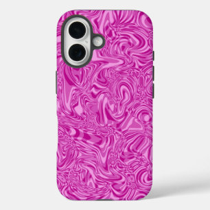 Pink Swirl iPhone 16 Case