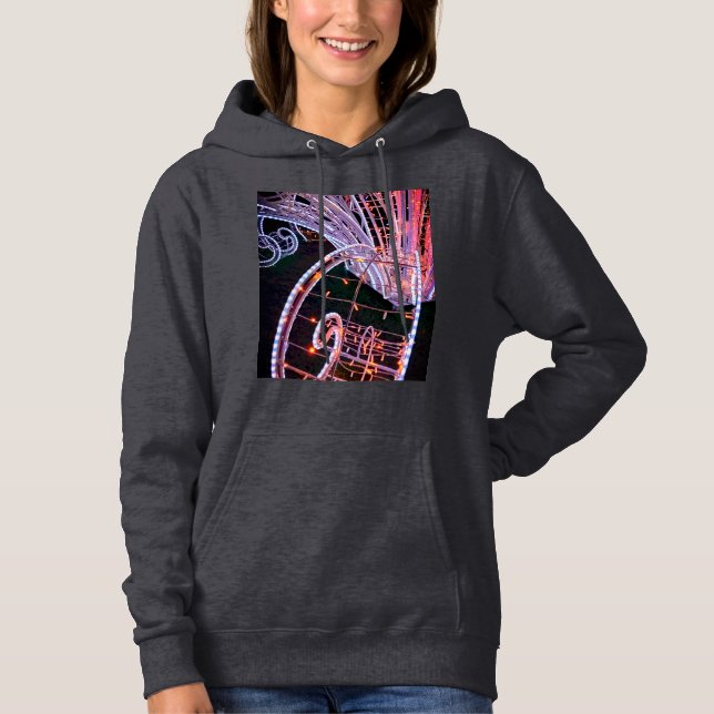 Pink swirl hoodie (Front)