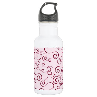 Pink Swirls 532 Ml Water Bottle