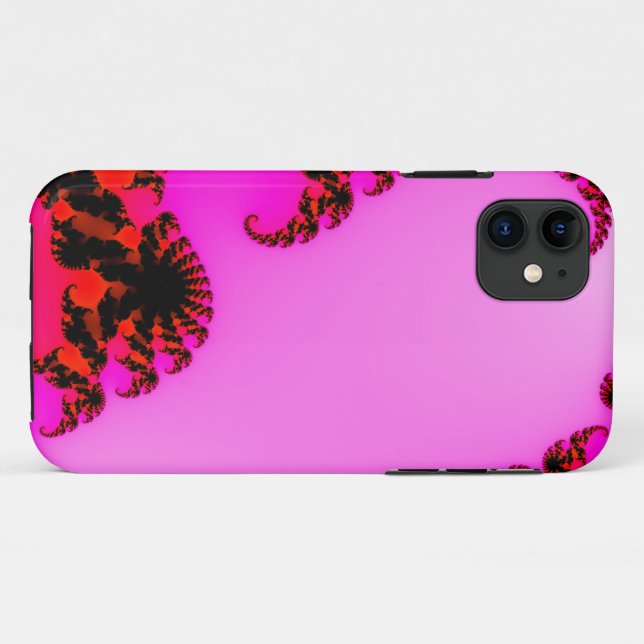 Pink swirls Case-Mate iPhone case (Back (Horizontal))