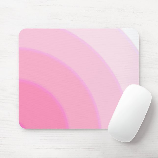 Pink Swirls  Mouse pad (With Mouse)