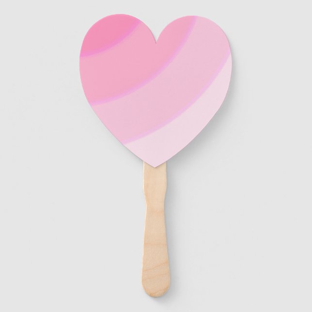 Pink swirls Set of Fans (Front)