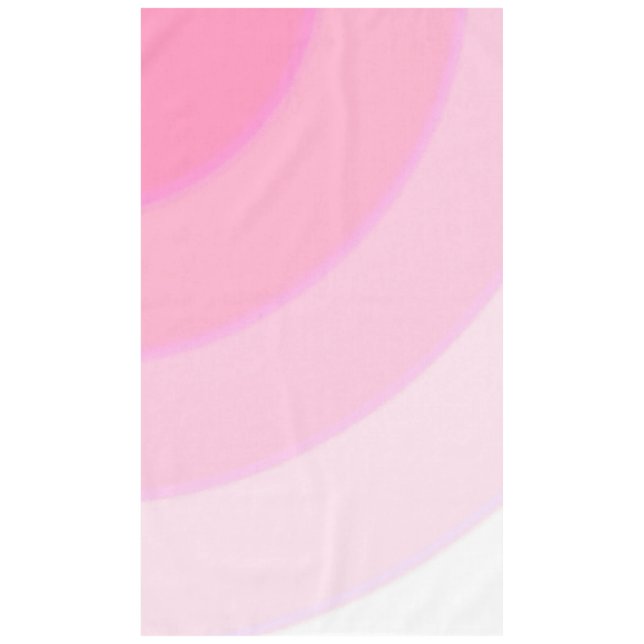 Pink Swirls Tablecloth (Front)