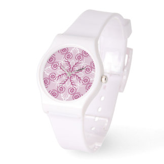 Pink Swirls Watch
