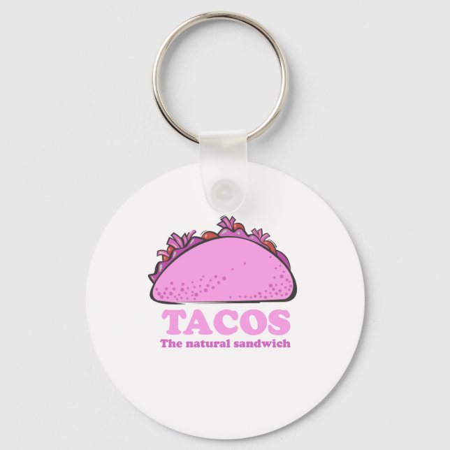 PINK TACOS KEY RING (Front)