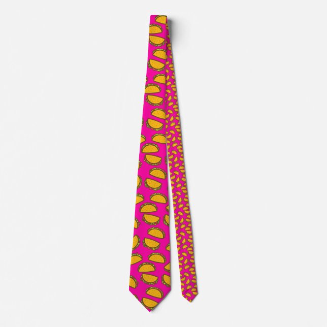 pink tacos tie (Front)