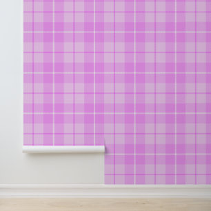 Pink Tartan Plaid Wallpaper