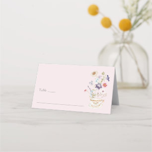 Pink Tea Party Place Card