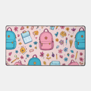 Pink Teacher Desk Mat, Classroom Decor Desk Mat, T Desk Mat