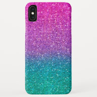 Pink Teal Aqua Blue & Purple Sparkly Glitter