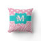 Pink Teal Dots Zebra Personalised