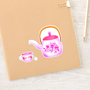 Pink teapot