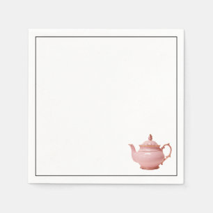 Pink Teapot Napkin