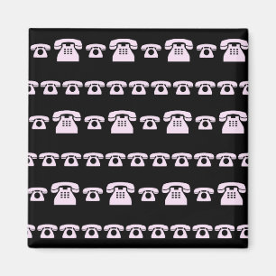 Pink Telepones Magnet