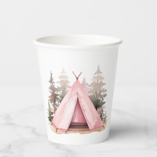 Pink Tent Camping Cup