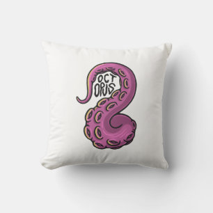 Pink Tentacle Cushion