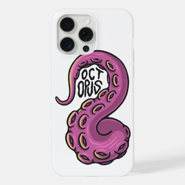 Pink Tentacle iPhone Case (Back)