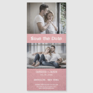 Pink Textile Texture Engaged Romantic Couple