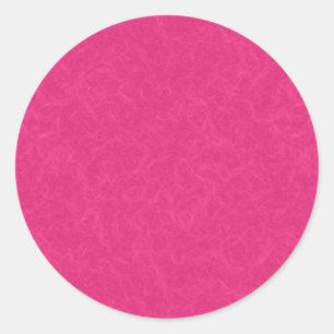 Pink textured surface with subtle swirling pattern classic round sticker