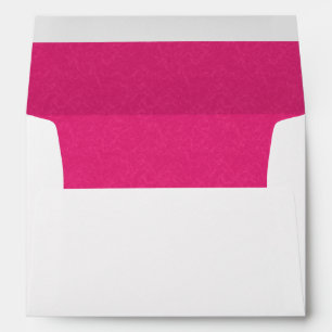 Pink textured surface with subtle swirling pattern envelope