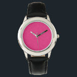 Pink textured surface with subtle swirling pattern watch<br><div class="desc">Textured pink background with subtle swirling patterns resembling soft fabric,  conveying a warm and vibrant tone. Ideal for design elements.</div>