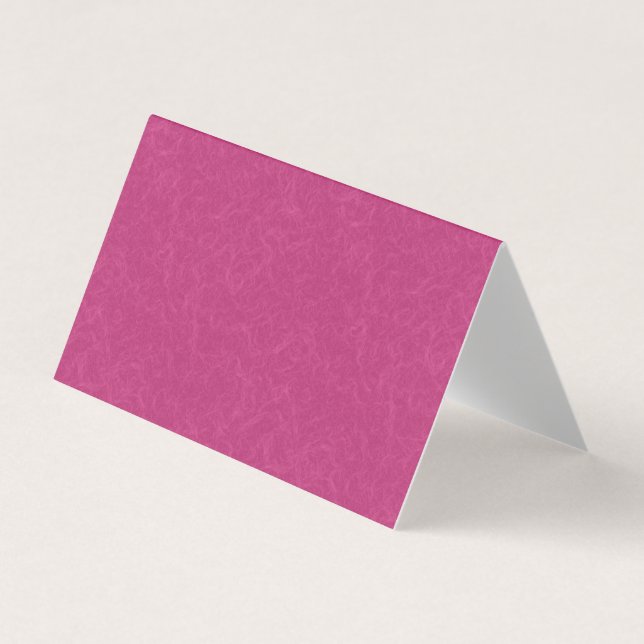 Pink textured surface with swirling pattern business card (Front)
