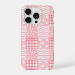 Pink Textures iPhone 15 Pro Case