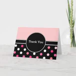 Pink Thank You Cards