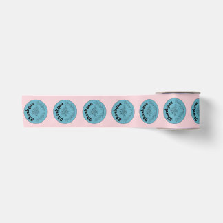 Pink Thank you floral Satin Ribbon