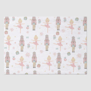 Pink The Nutcracker Christmas Ballet Decoupage Tissue Paper