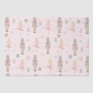 Pink The Nutcracker Christmas Ballet Decoupage Tissue Paper