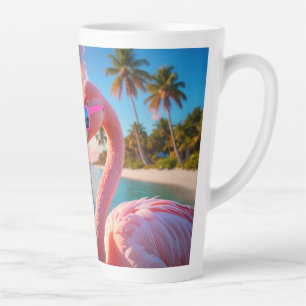PINK THINKER - Flamingo PINK Latte Mug